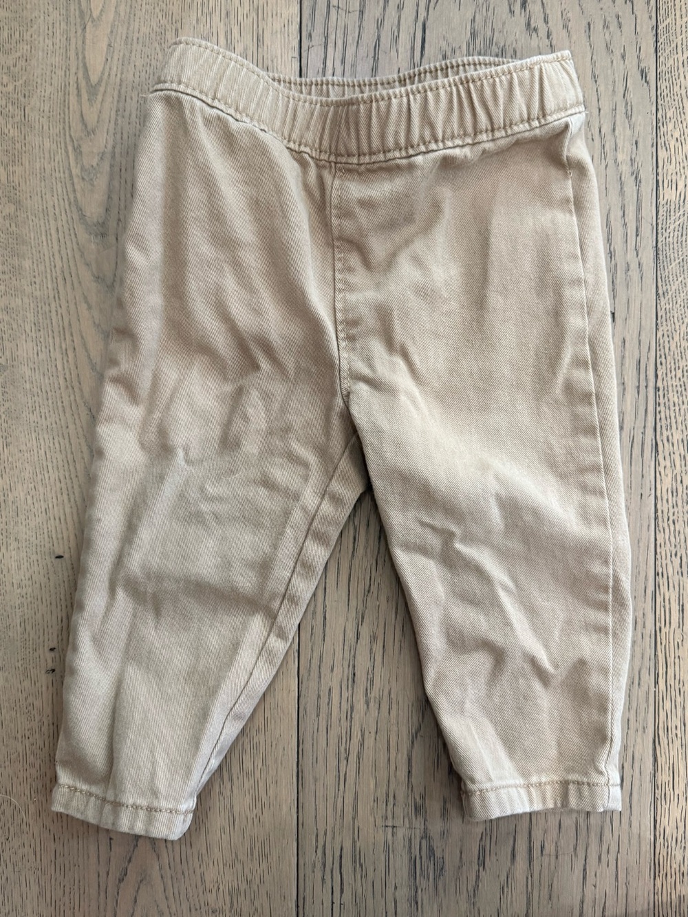 Old Navy Baby Pull-On Pants Tan 12-18M Elastic Waist